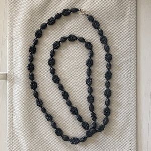 Long Black Necklace